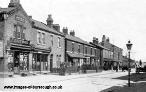 Burscough Bridge village, F Eastwood's, c1920 (1) copy 1