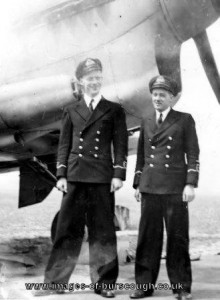 Ian Darby (left) and Burn O'Neill 1772 squad 1944 at Ringtail - Copy