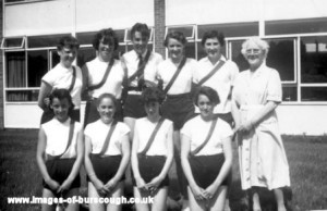 secondry modern, priory, c1958 rounders team